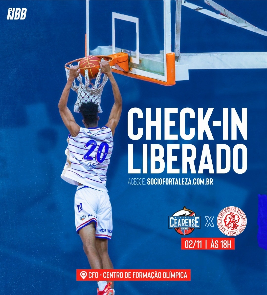 Saiu a tabela do NBB: veja os primeiros jogos do Fortaleza/Basquete Cearense