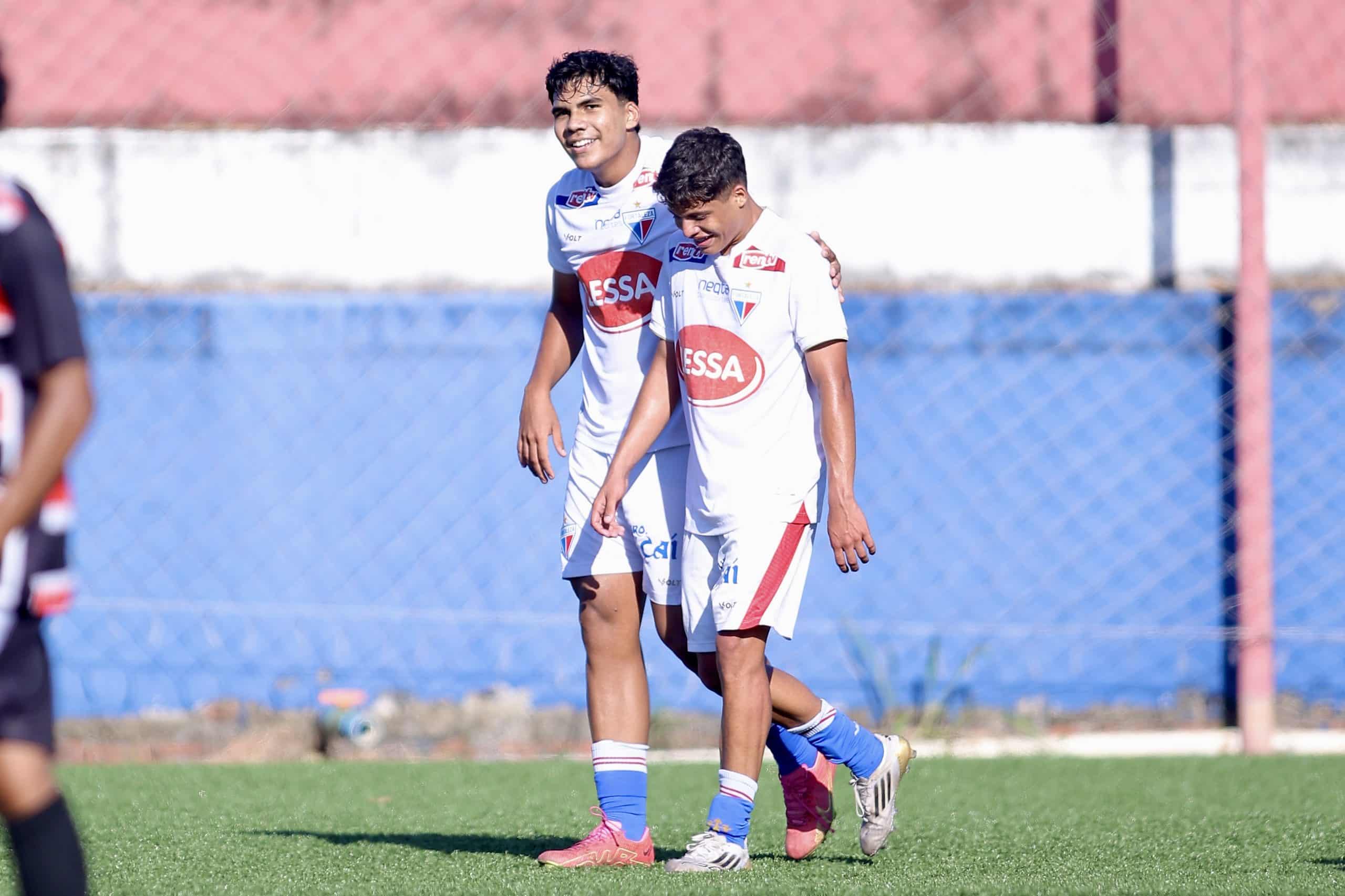 Sub-15 do Fortaleza goleia o Santa Cruz por 6 a 0 nas quartas do Cearense
